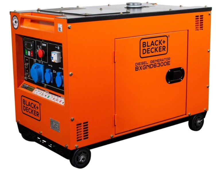 ДИЗЕЛЬНИЙ ГЕНЕРАТОР Black + Decker BXGND6300E